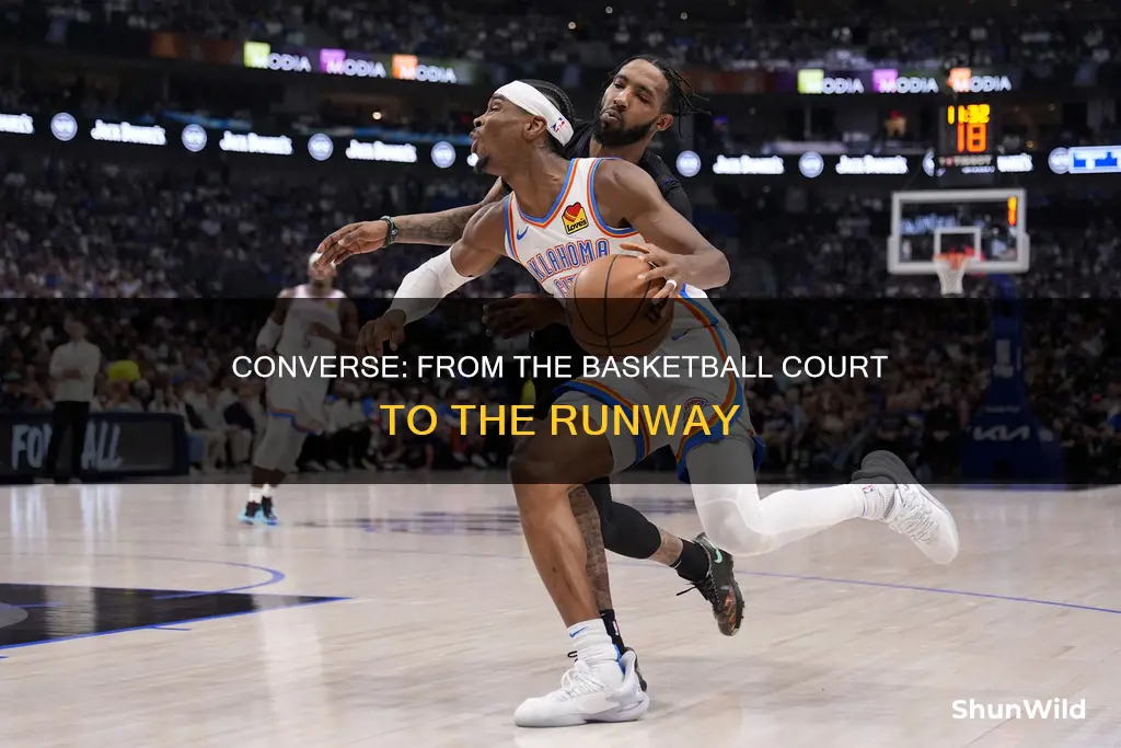 were converse basketball shoes