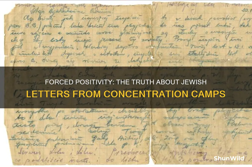 were jews forced to write positive letters from concentration camps