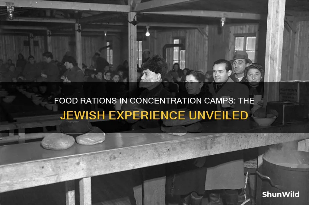 were jews in concentration camps given food regularly