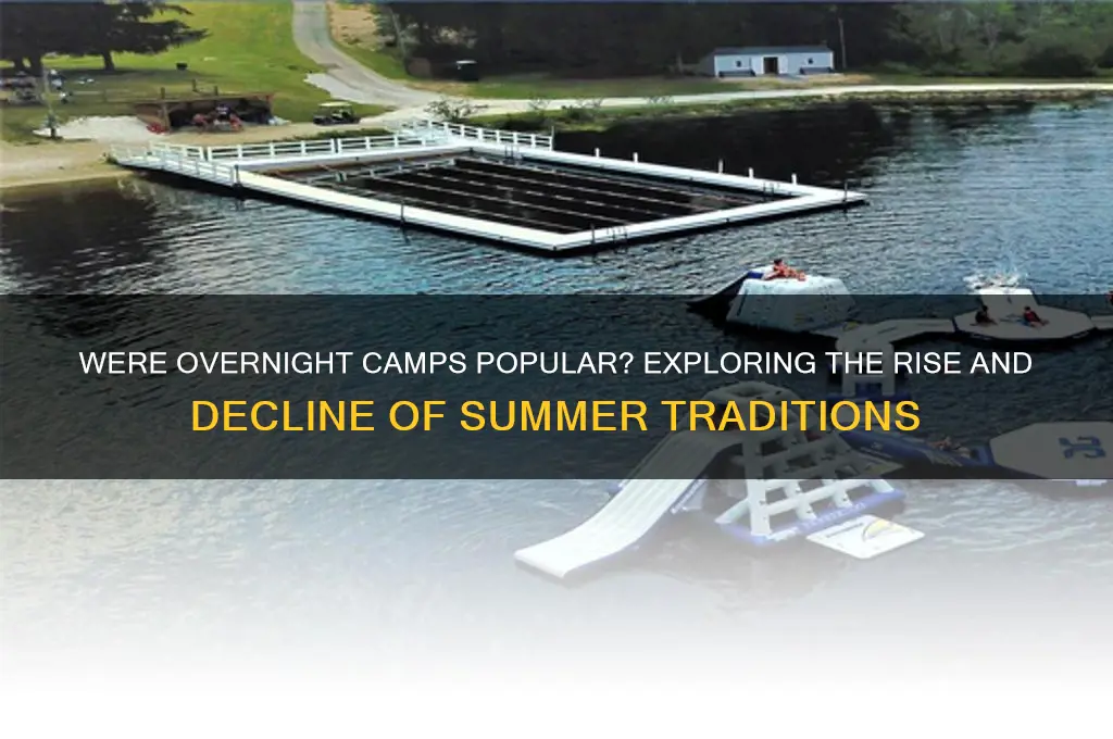 were overnight camps popular