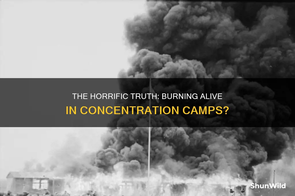 were people burned alive in concentration camps