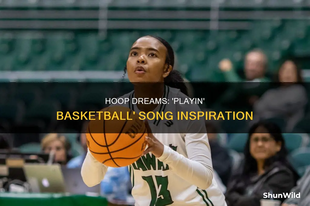 were plsyin basketball song
