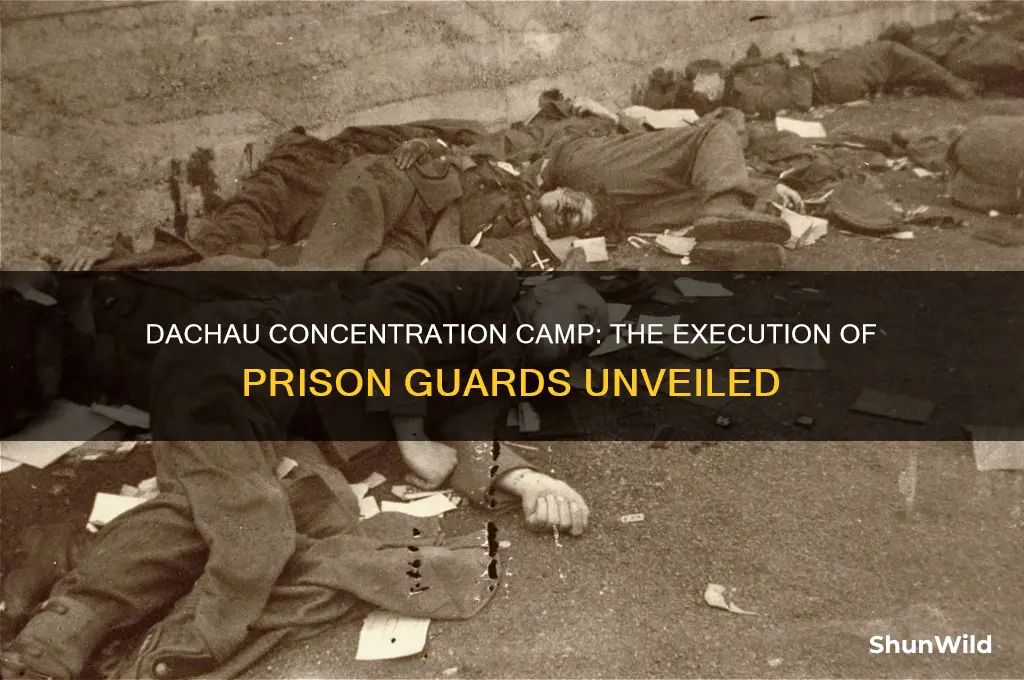 were prison guards executed at dachau concentration camp