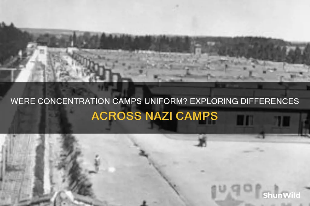 were the concentration camps identical
