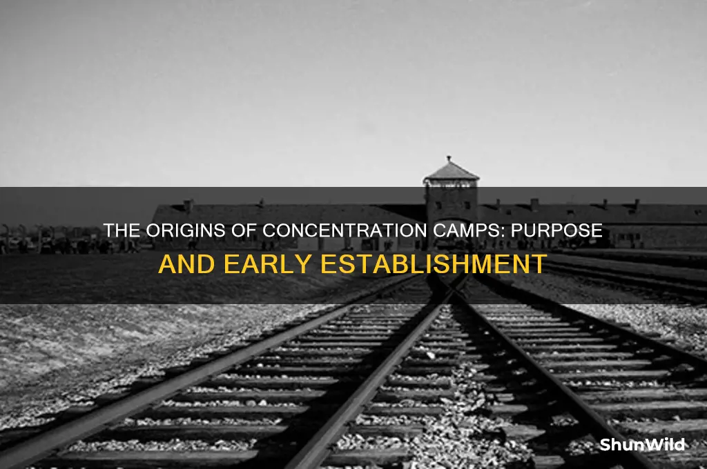 were the concentration camps originally set up