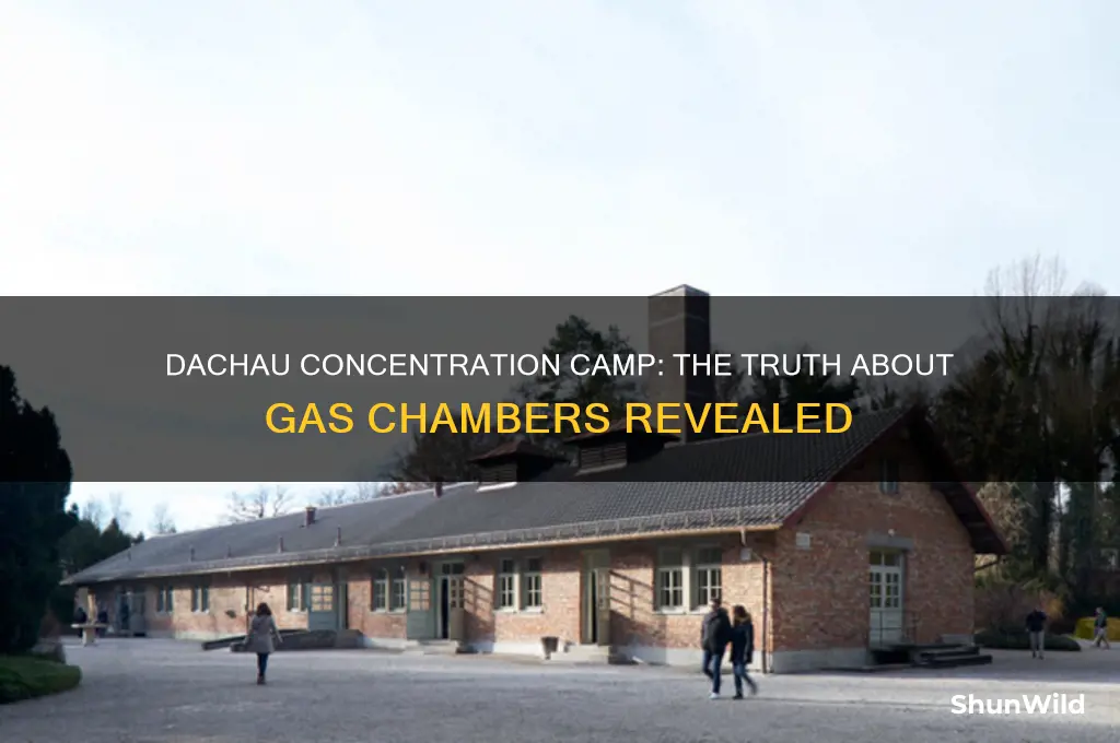 were the gas chambers at dachau concentration camp