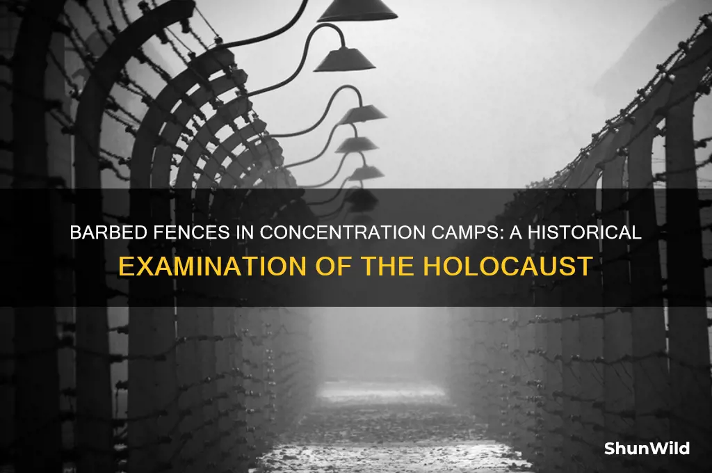 were there barbed fences in concentration camps during the holocaust