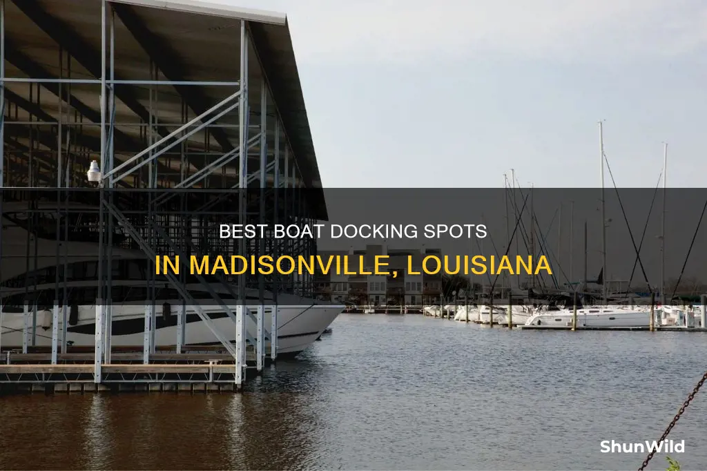 were to dock your boat in madisonville la