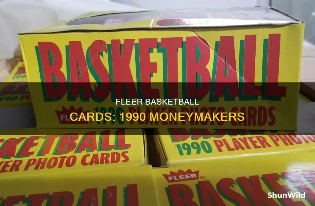 what 1990 fleer basketball cards are worth money
