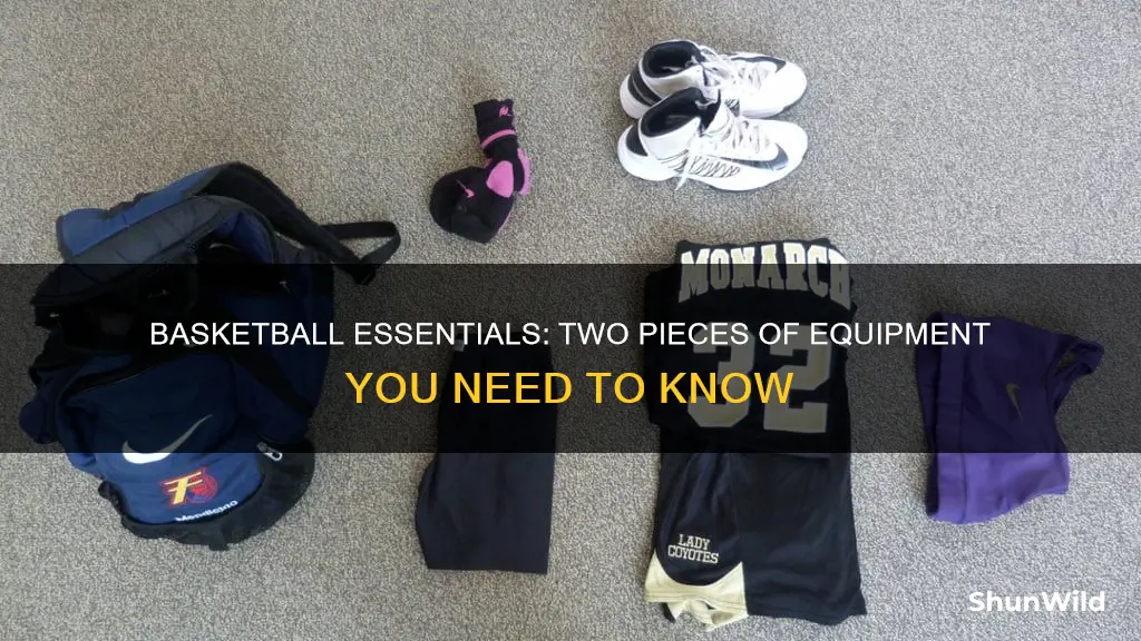 what 2 pieces of equipment did they use basketball