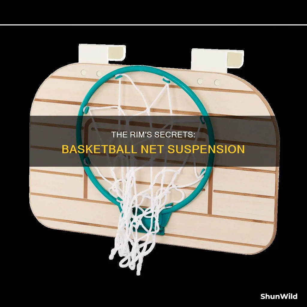 what a basketball net hangs from