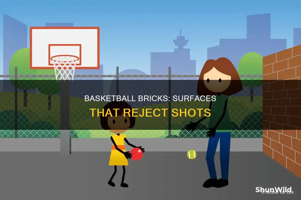 what a brick bounces off in basketball