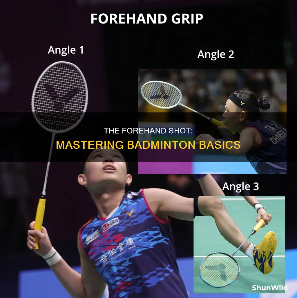 what a forehand shot in badminton