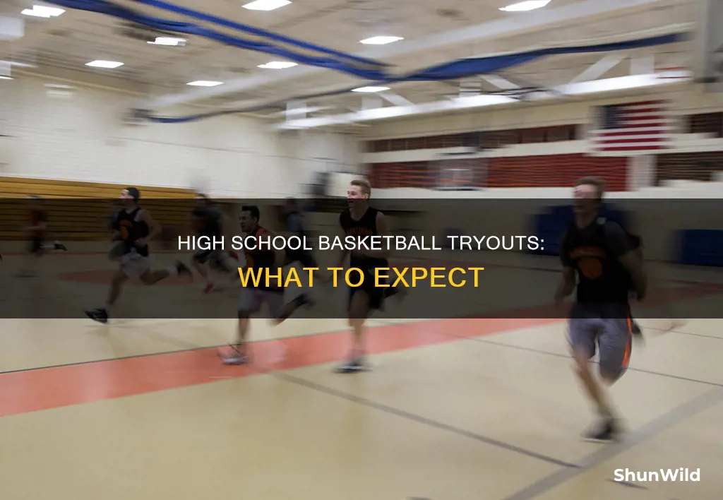 what a normal basketball high school tryout is
