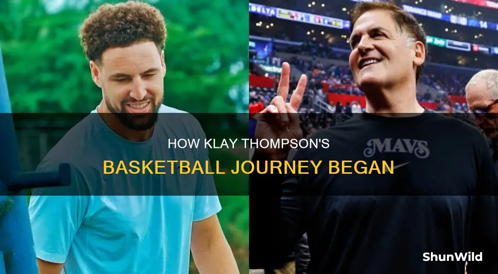 what age did klay thompson start basketball