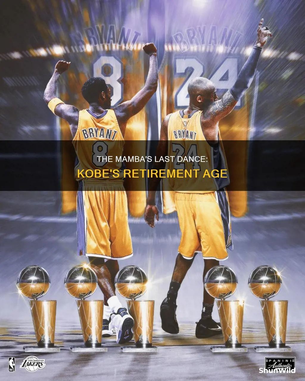 what age did kobe retire basketball