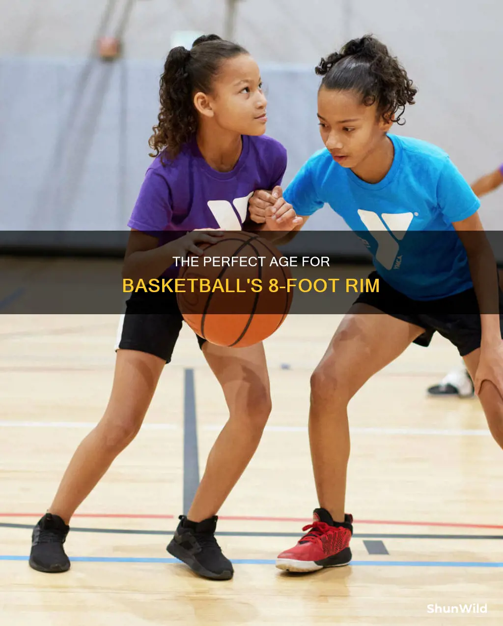 what age is the goal 8 feet in basketball