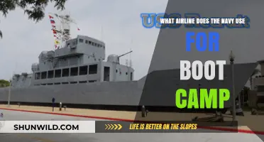 Which Airline Transports Navy Recruits to Boot Camp?