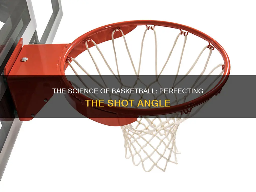 what angle is the angle of a basketball shot