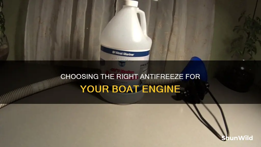 what antifreeze for boat engine