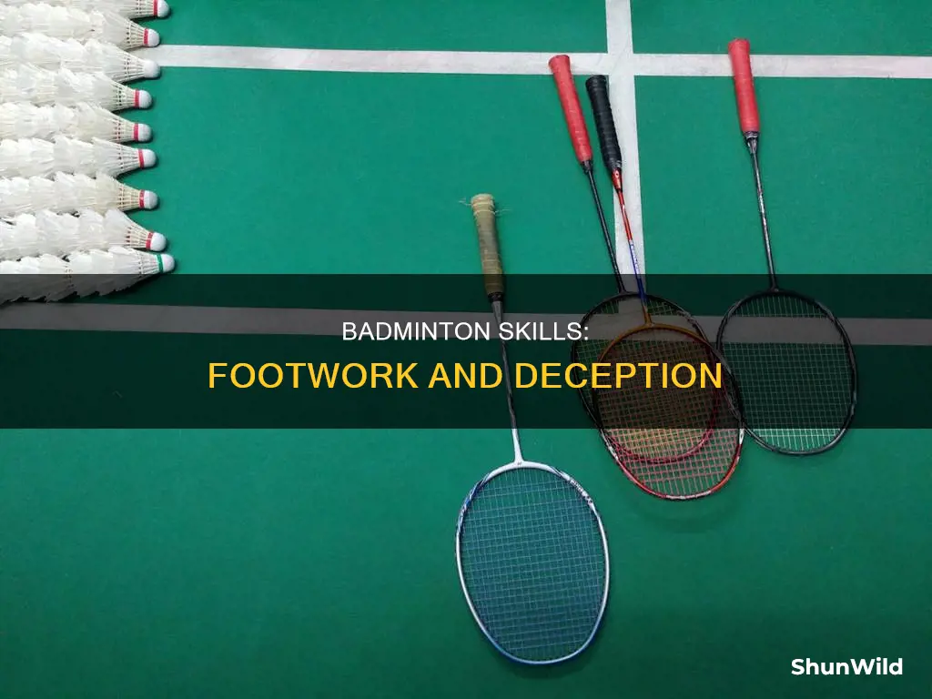 what are 2 skills in badminton