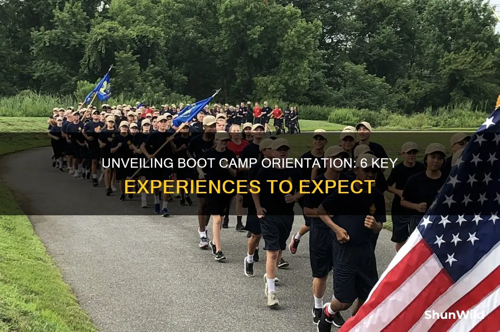 what are 6 things that happen at boot camp orientation