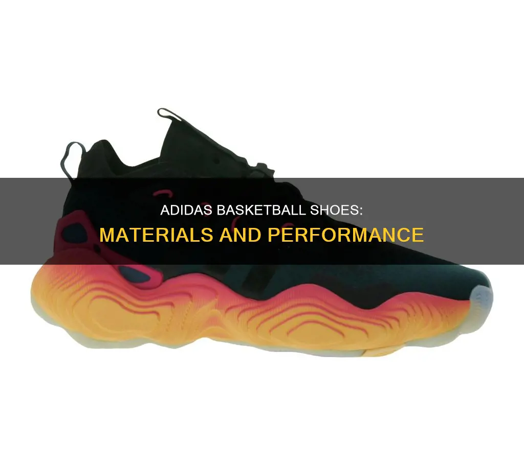 what are adidas basketball shoes made of