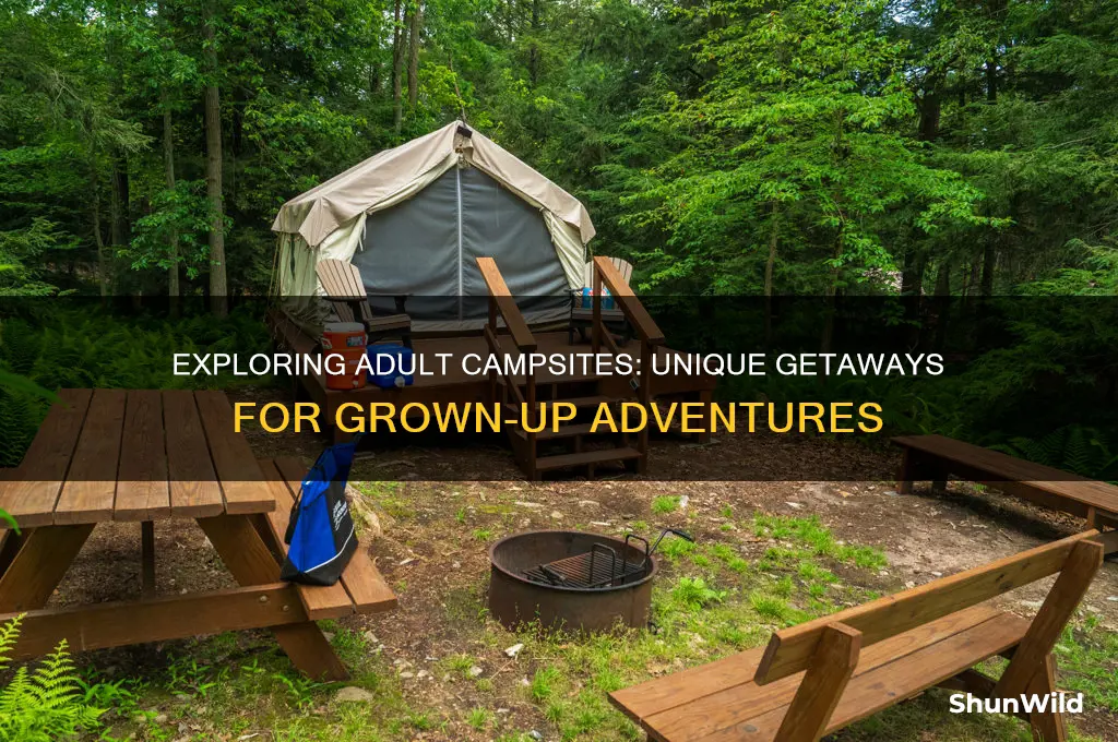what are adult camp sites