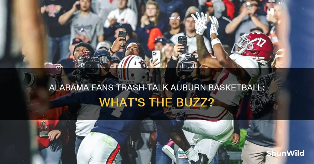 what are alabama fans saying about auburn basketball