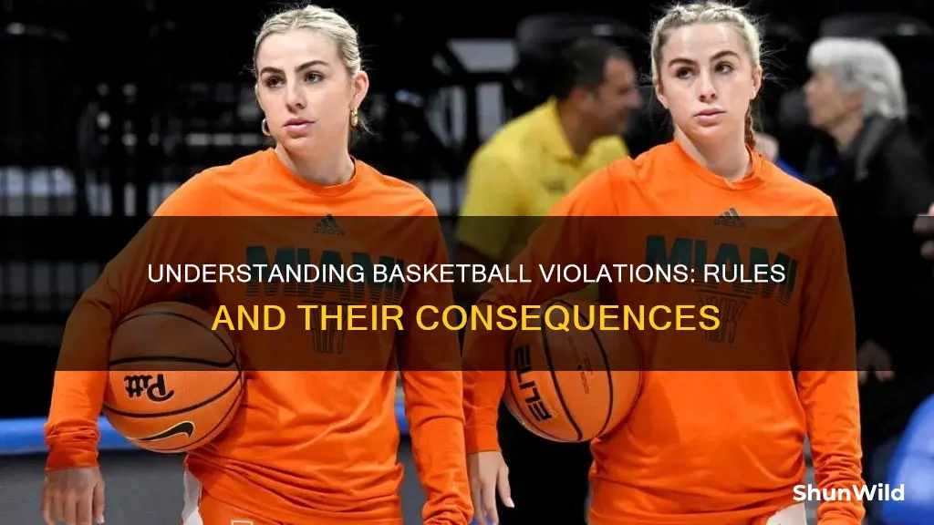 what are all the violations in basketball