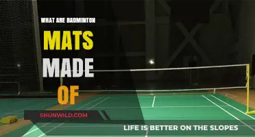 Badminton Mats: Materials Used and Their Benefits