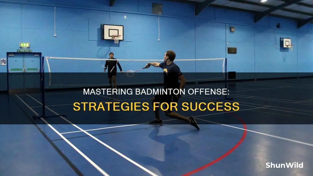 what are badminton offensive skills