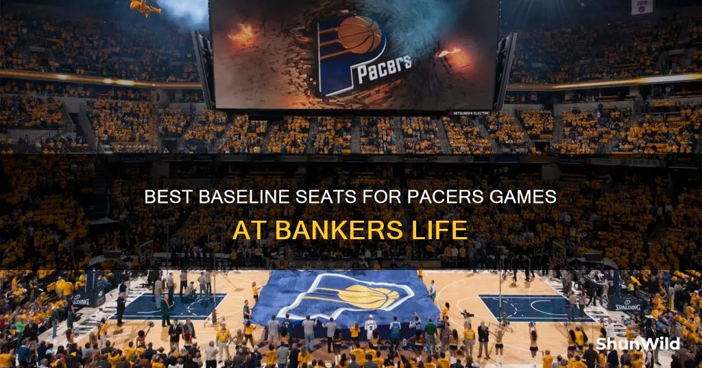 what are baseline seats for pacers basketball at bankers life