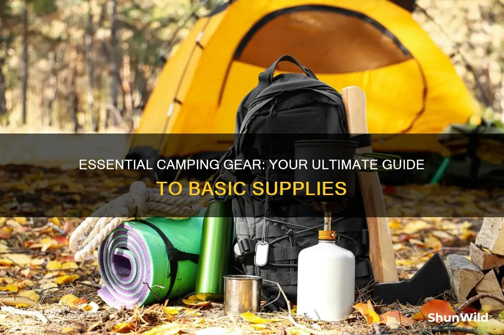 what are basic camping supplies