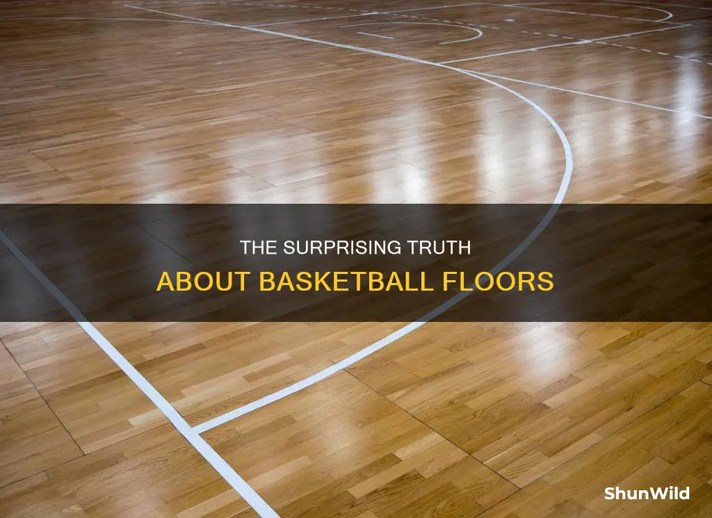 what are basketball floors made of