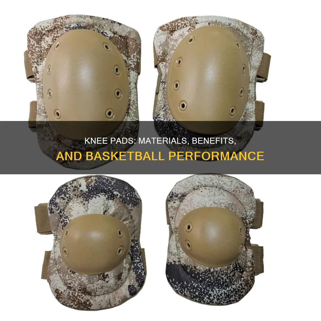 what are basketball knee pads made of