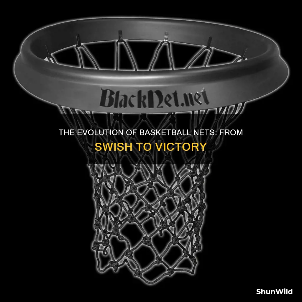 what are basketball nets made out of swish