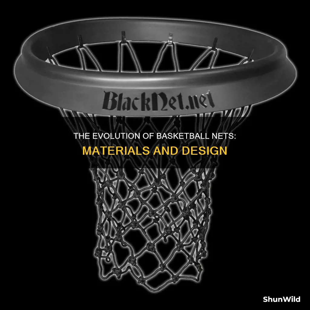 what are basketball nets made out of