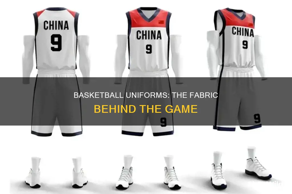 what are basketball uniforms made of