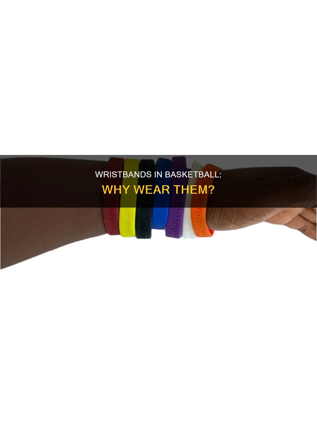 what are basketball wristbands for
