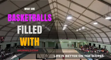 Basketballs' Bouncy Cores: Air or Butyl?