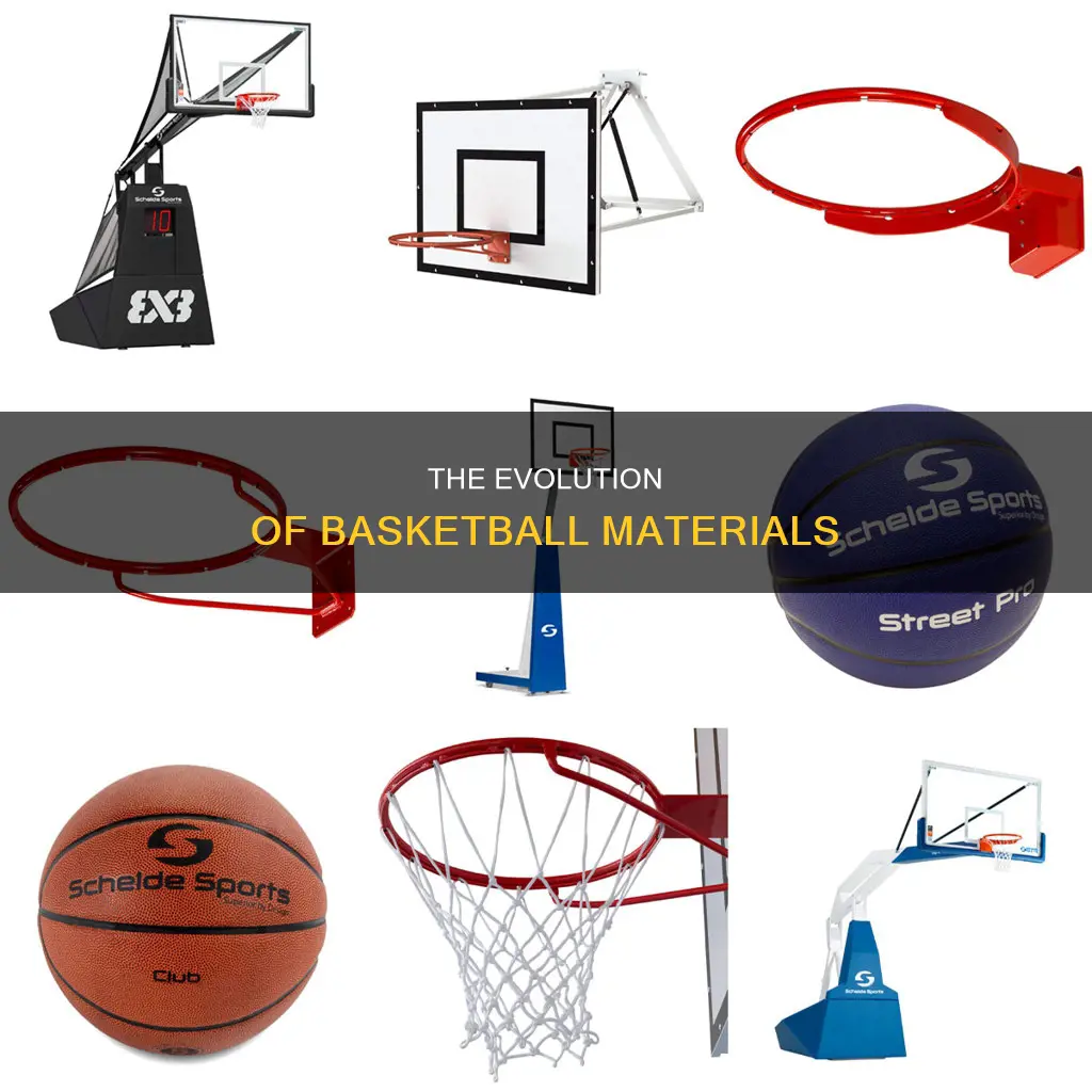 what are basketballs made ou of