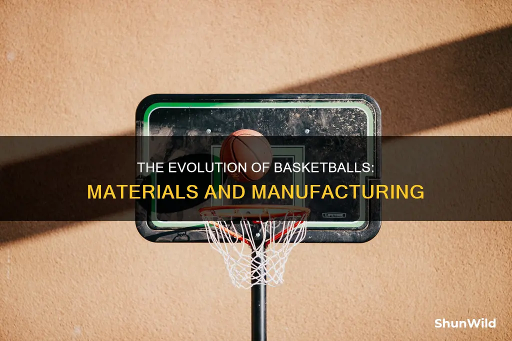 what are basketballs made out of