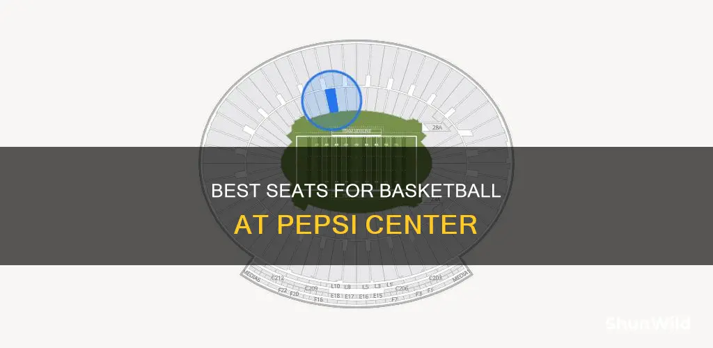 what are best seats for basketball in pepsi center