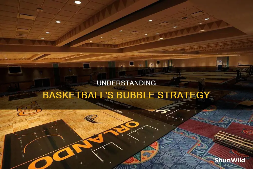 what are bubbles in basketball