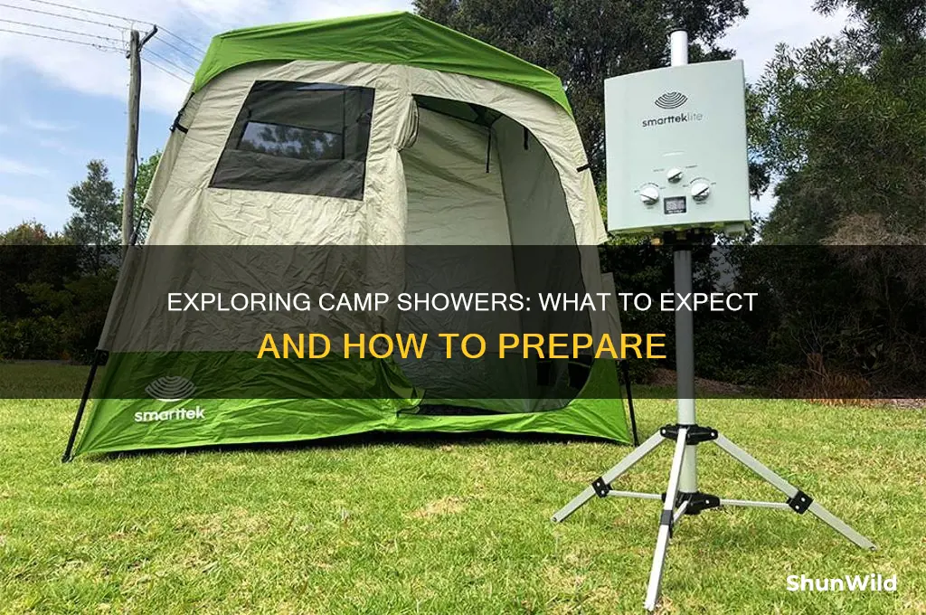 what are camp showers like