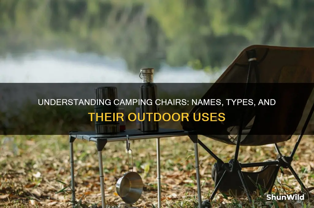 what are camping chairs called