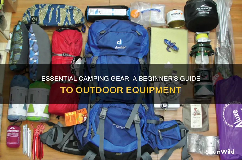what are camping equipment
