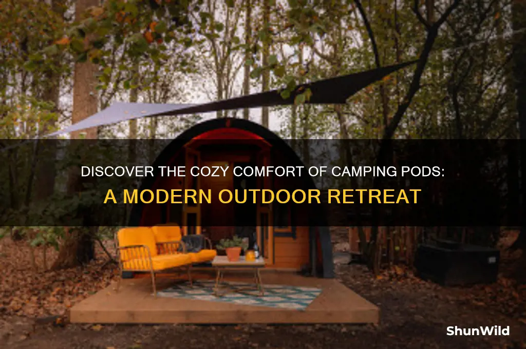 what are camping pods