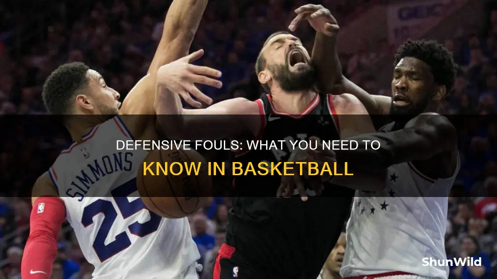 what are defensive fouls in basketball